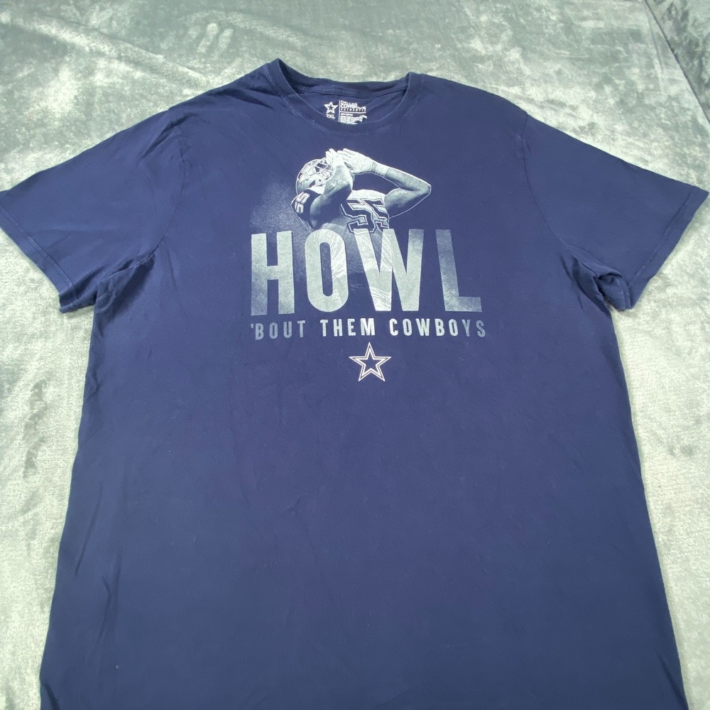 Dallas Cowboys Shirt Mens 2XL‎ Blue NFL Football How Bout Them Cowboys Team Tee